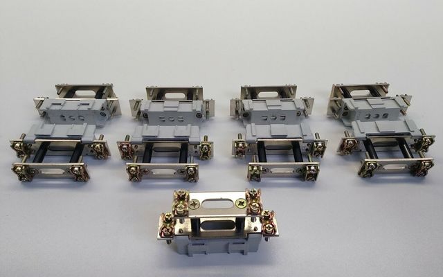 9x Wöhner PE- und N- Nulleiter 2-Polig 03175 Anschlussklemme Leiter 03175.000