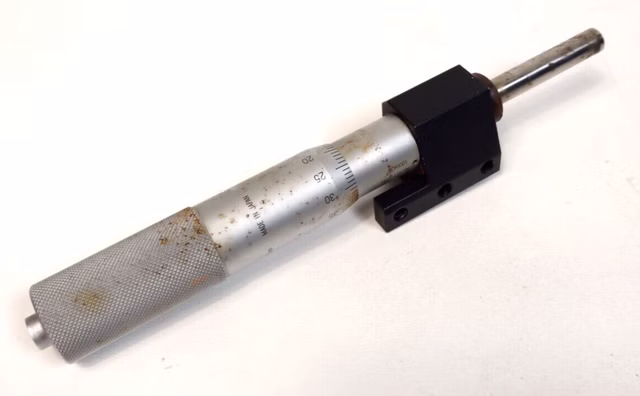 MITUTOYO Einbaumessschraube, robust, 8mm Spindel 0-50 mm, Befestigungsmutter