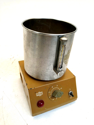 VEB MLW WB2 Wasserbad Wasserkocher Behälter Prüfbecken WB 2 DDR