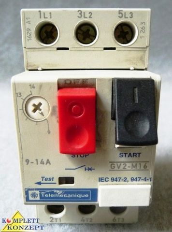 SCHNEIDER ELECTRIC TELEMECANIQUE GV2-M16 TeSys D Motorschutzschalter