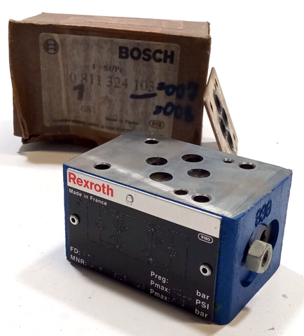 Rexroth Bosch  0811324103 Rückschlagventil 0 811 324 103 Ventil  5 bar 4500 PSI