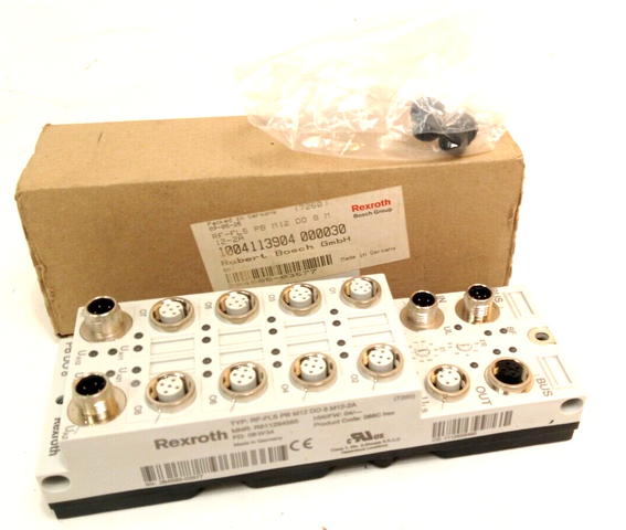Rexroth R911294585 Fieldline Modularer Buskoppler RF-FLS PB DO 8 M12 DO 8 M 12