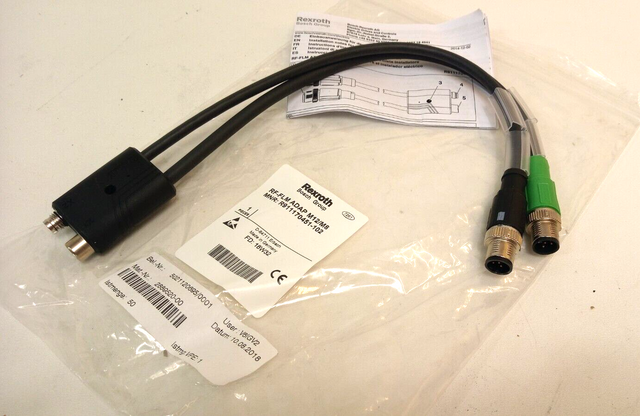 Rexroth R911170451-102 RF-FLM ADAP M12/M8 Cable