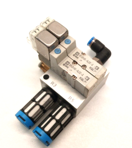 SMC Ventilinsel mit 2 Stück SYJ3143-5LOZ-Q Magnetventil