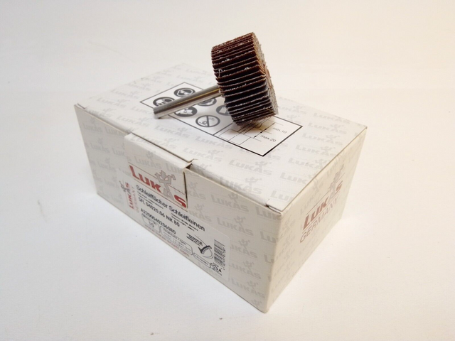 10x Lukas Fächerschleifer SFL 04020.06 NK 80 Körnung: 80 A2200040206080 20x40 mm