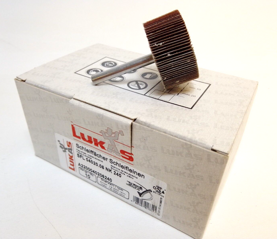 10x Lukas Fächerschleifer SFL 04020.06 NK Körnung: 20x40mm