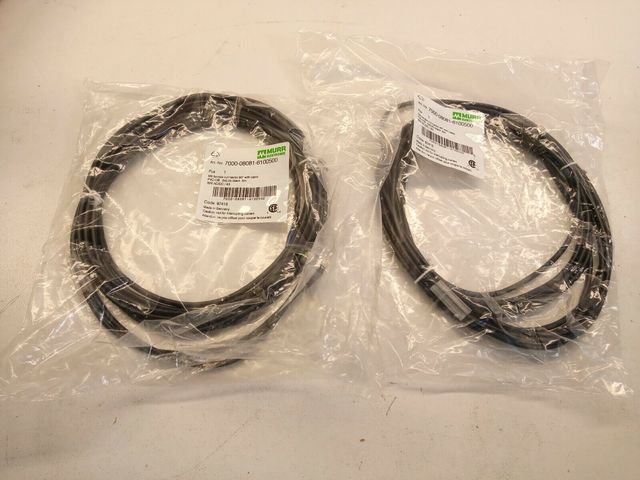 2x Murr Elektronik 7000-08081-6100500 Sensorleitung M8 Buchse 90° Sensor Aktor