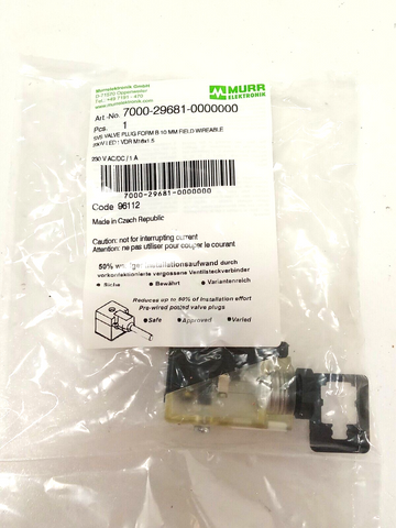 MURR ELEKTRONIK 7000-29681-0000000 Ventilstecker