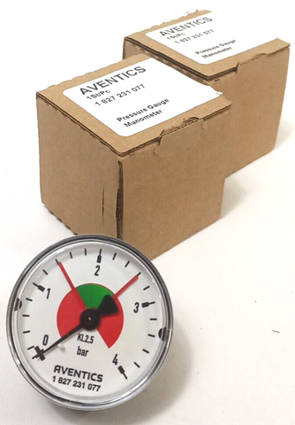2x Bosch Aventics 1827231077 Manometer PG1-SNL-ADJ