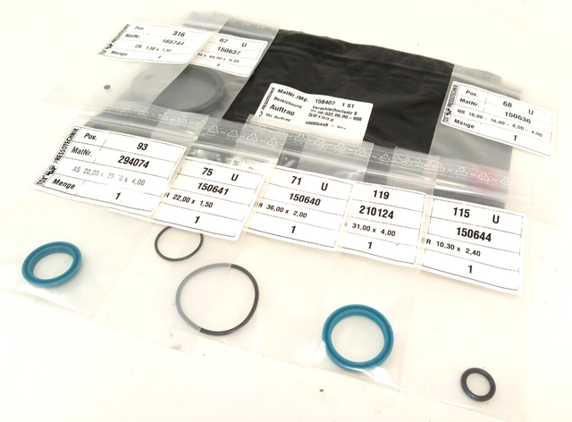 Tox Pressotechnik Dichtungssatz, Verschleißteilsatz S, 02.00.03.06.00-998