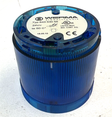 Werma, 843 530 55, LED-Dauerleuchtelement, Lichtelement, Blau
