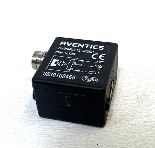 Aventics, 0830100469, Näherungsschalter, Sensor, Schalter, 12-30VAC/12-36VDC