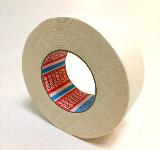 Tesa, 04541-00105-00, tesaband Premium, 50mm x 50m, Cloth tape Premium, rohweiss