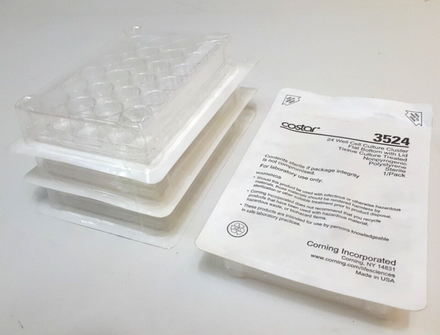 Costar 3524 24-Well Cell Culture Cluster Cultureplate – 4x