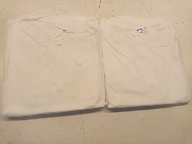 17x Fisherbrand Einweg-Laborkittel weiß XL, Polypropylen Schutz