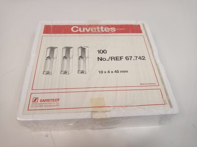 Sarstedt 67742 Cuvettes 100 Stk 10x4x45 mm 67.742 Küvetten