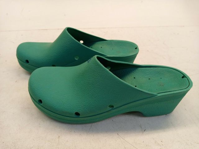 GEVA Plogs Clogs Gr. 38 grün OP Schuhe Praxisschuhe Sandalen
