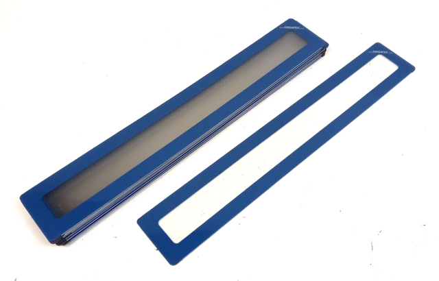 13 x ORGATEX Magnetisches Fenster für Whiteboard/Magnettafel 440 mm x 70 mm