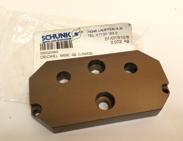 1x Schunk Deckel MSE 32 Links Platte 5502091 MSE32