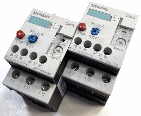 2x Siemens Überlastrelais 3RU1126-1HB0 