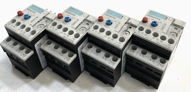 4x Siemens Überlastrelais 3RU11161JB0
