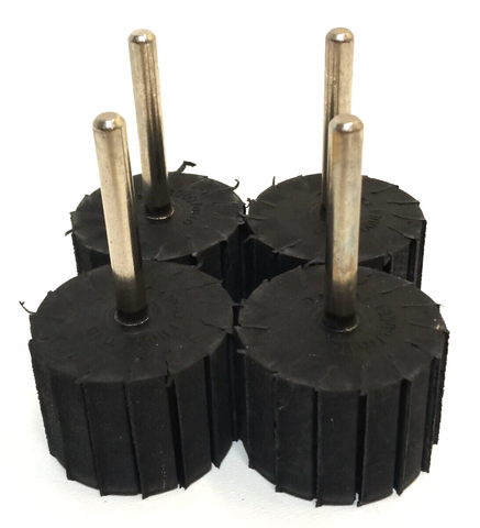 4x Schleifbandträger 40x30mm Schaft 6mm