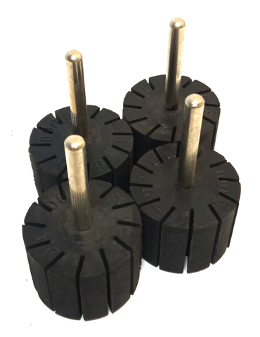 4x Schleifbandträger 40x30mm Schaft 6mm Max 5000 U/min