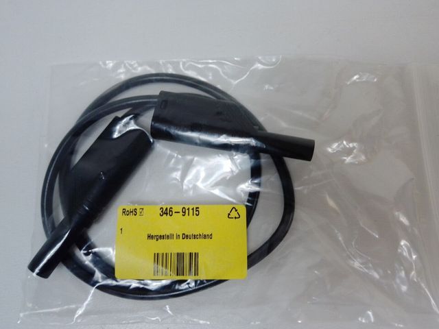 2x Hirschmann 934087100 Test & Measurement Messleitung Isoliert 1000V 346-9115