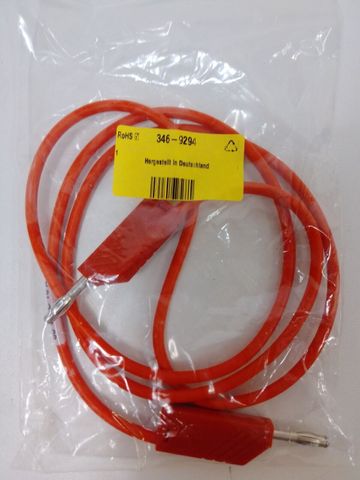 2x Hirschmann 934092101 Test & Measurement 16A 60V DC 346-9294 Cable