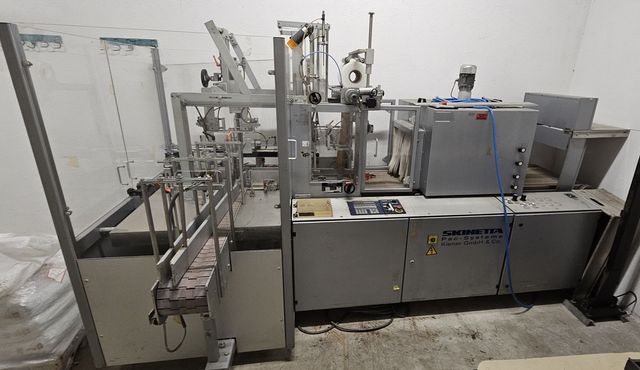 Skinetta ASK 450 Strafbanderoliermaschine Banderolierer Verpackungsmaschine
