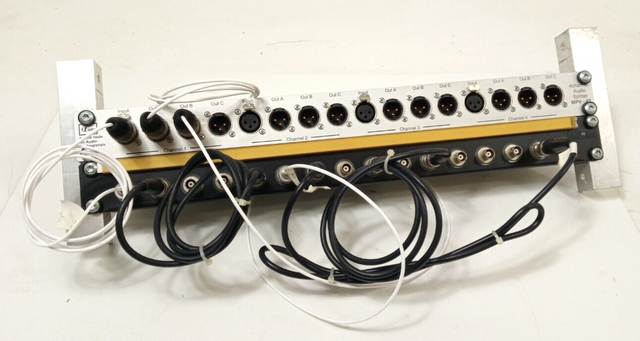 Alphaton MPV-43 Mehrkanal-Pegelverteiler Audiosplitter 4 Kanäle Channel