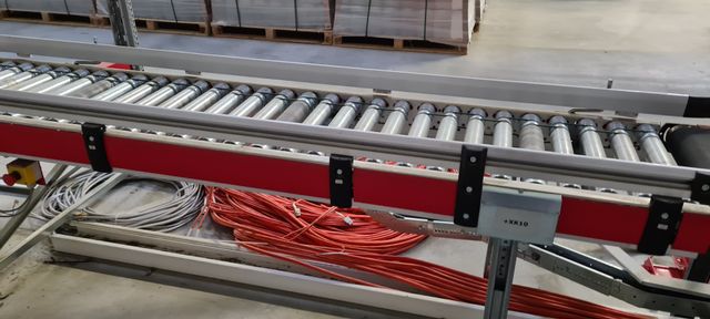 Costo Rollenbahn Rollenförderer 2,40 Meter Stahlrollen 40cm Förderanlage