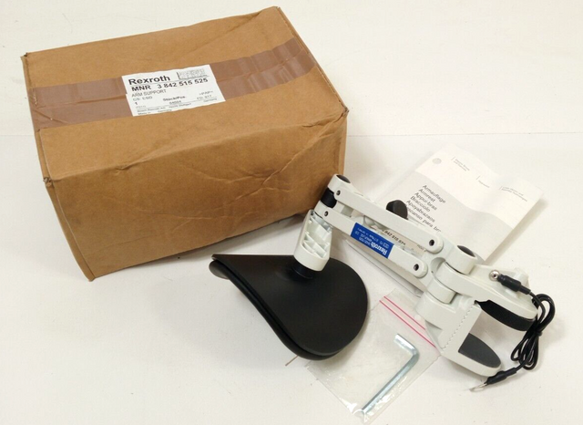 Bosch Rexroth Leder Armlehne Armablage Arm Support 3 842 515 525 max.12 Kg Ergo