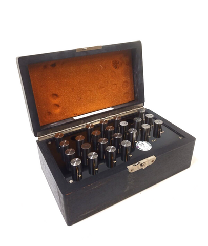 VEITH Prüfstift-Satz im Holzkasten Prüfgewichte Messtifte 14,50-14,98mm +-2um