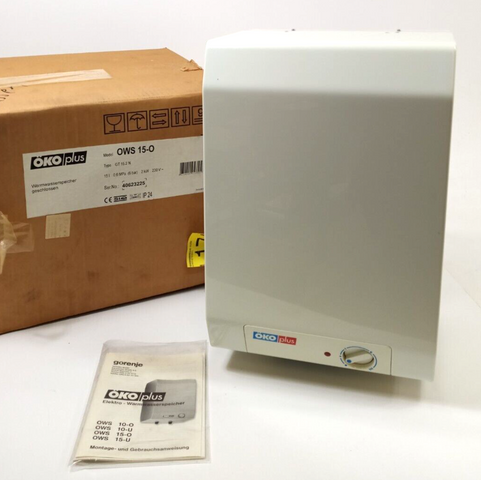 Gorenje ÖKOplus OWS 15-O Warmwasserspeicher Typ GT 15.2N, 15 Liter, 2 kW