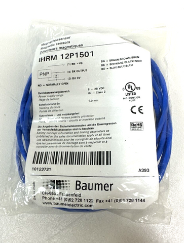 Baumer electric IHRM 12P1501 Magnetfeldsensor Sensor Magnetic sensors