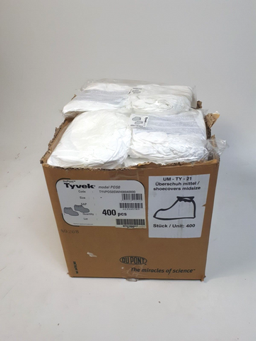 360 Stück DuPont Tyvek POS0 Überschuh Überziehschuh Einmalschuhe