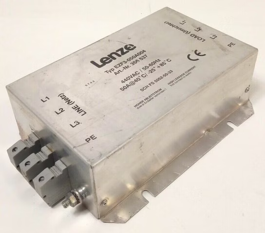 Lenze EZF3-050A004 Entstörfilter 356 537 Filter, Modul 356537 SCH FS 5052-50-33