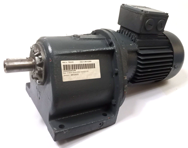 Bauer G12-10/DK 84-200 | Getriebemotor 0,55kW 48,5/min IP65 | G12-10/DK84200