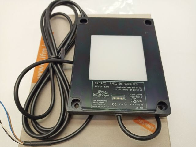 Ifm Externe Beleuchtung 02D907 Blacklight 50x50 IR/0,15M/US
