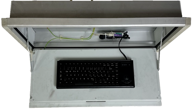 Schaltschrank Tastaturschrank Computerschrank Terminalschrank VA Edelstahl