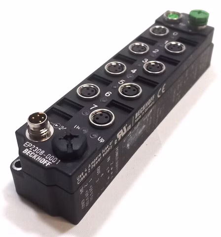 Beckhoff  EP2308-0001 EtherCAT Box  4-Kanal-Digital-Eingang/Ausgang 24VDC 3ms M8