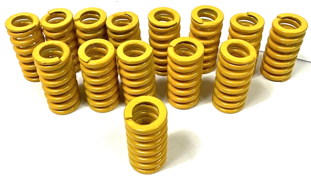 14 x Steinel Normalien SZ8040 Systemfeder Feder Gelb L: 25mm