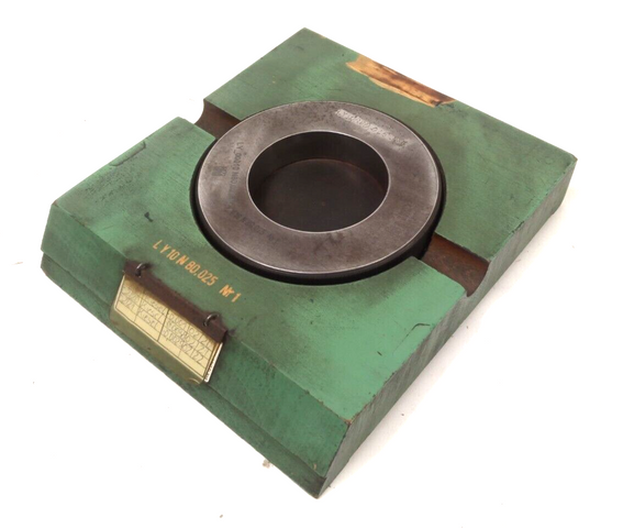 Kegellehrring LY10N 80,025,7Innen: Ø 80 mm Außen: Ø140mm Spindelkopf Lehrring