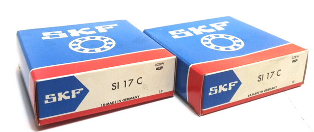 2 x SKF SI 17 C Gelenkkopf, Gelenk, Stangkopf, SI 17 C