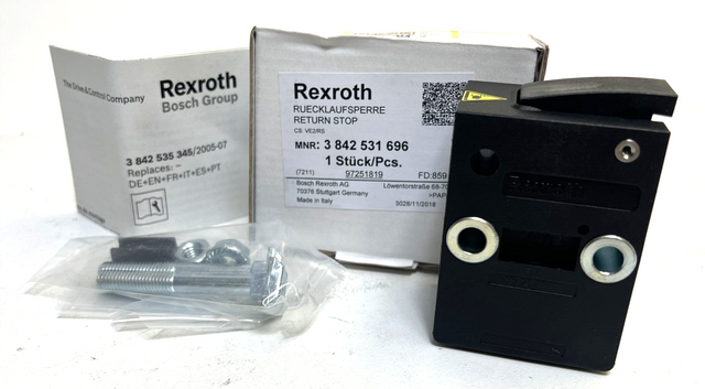 Rexroth, 3 842 531 696, 3842531696, Ruecklaufsperre, Rücklaufsperre, Return Stop