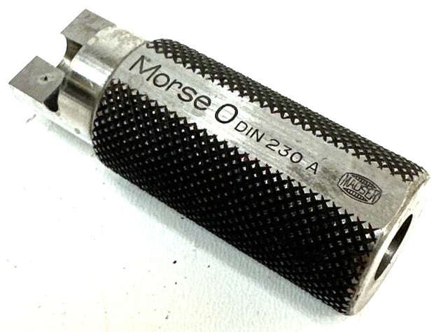 Mauser Morse 0 DIN 230 A Kegellehre für Morsekegel Hülse mit Lappen MK0