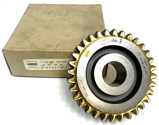Lorenz 051 971996 001-002 | LY43N3,5x20°E Zahnrad Stirnrad 32 Zähne
