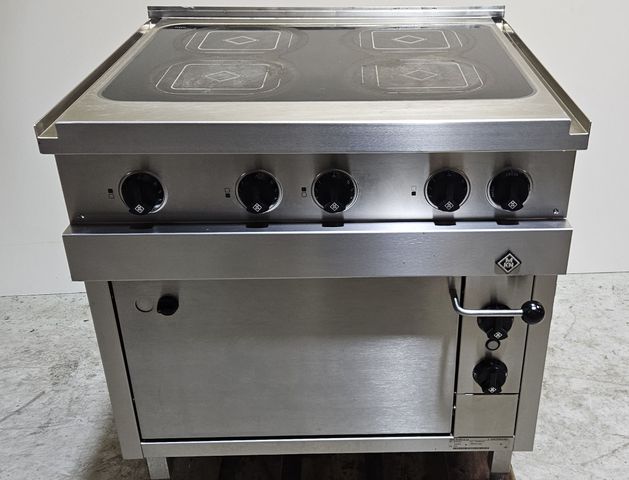 MKN Optima 700 2123403-00 Keramikherd mit Backofen 4 Zonen Ceranfeld 13,8 kW