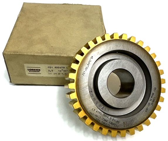 Lorenz 051 8994 7B 001-003 | LY 43N3.5x14.5 E1-F5  Zahnrad Stirnrad 32 Zähne